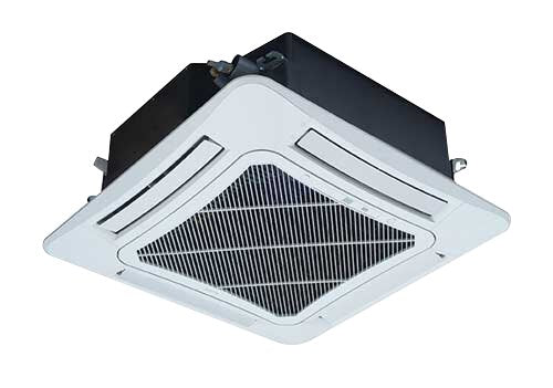 Boreal Kula 14,400 BTU 19 SEER Ceiling Cassette Mini-Split Air Conditioner Heat Pump System 208-230V Side View