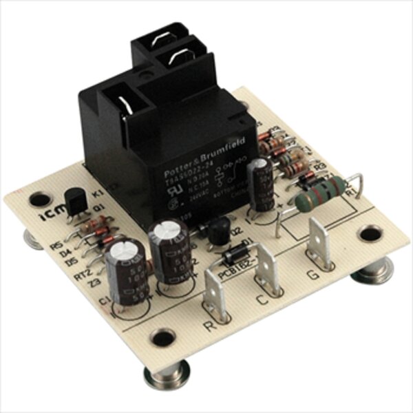 ICM ICM255 Fan Blower Control - Dual On/Off Delay Timer (Fixed Time Delay) Side View