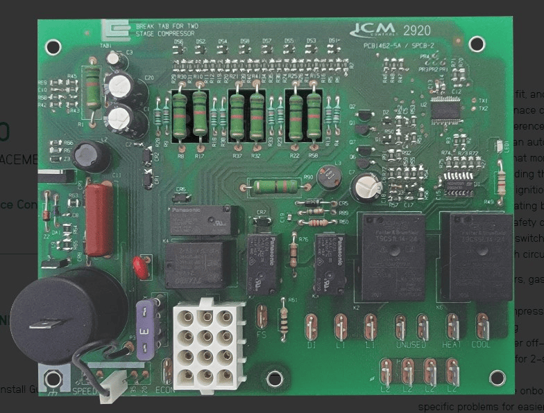 ICM ICM2920 Goodman Replacement Boards, New Products Front View