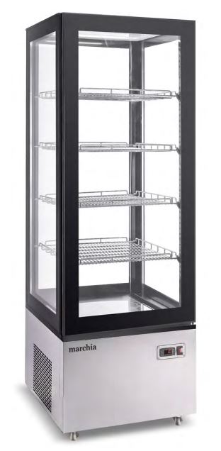 Marchia MVS500 Vertical Standing Refrigerated Cake Display Case