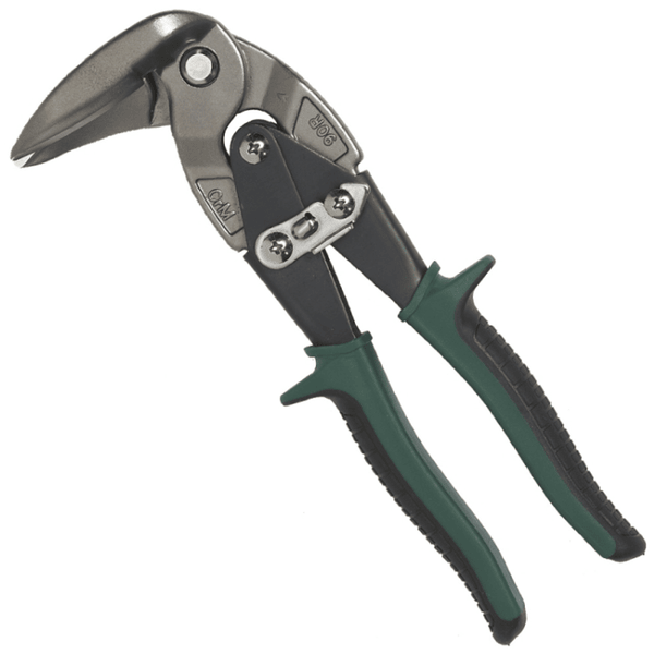 Malco AV9 Aviation Snips, Right Cut Vertical Front View