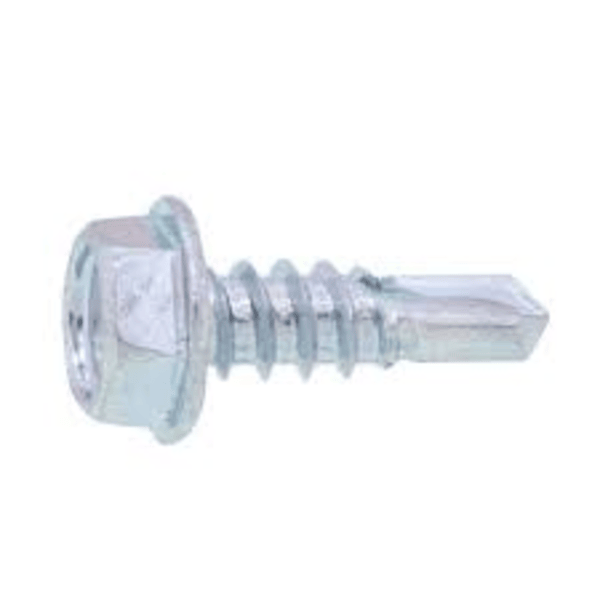 Malco BT131T 1/2" (Length) x 1/4" (Head Size) Bit Tip Drill & Tap Sheet Metal Screws (1,000 Pack) Front View