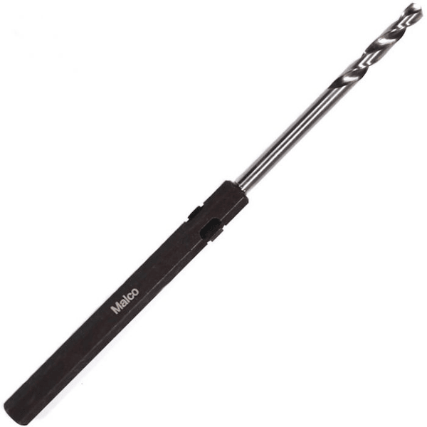 Malco HH4 7-3/4" Quick Change Pilot Drill - High Speed Steel Front View