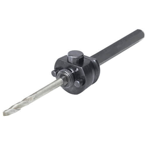 Malco HHA5 Quick Release Arbor with Pilot Drill - Carbide Tipped fRONT vIEW