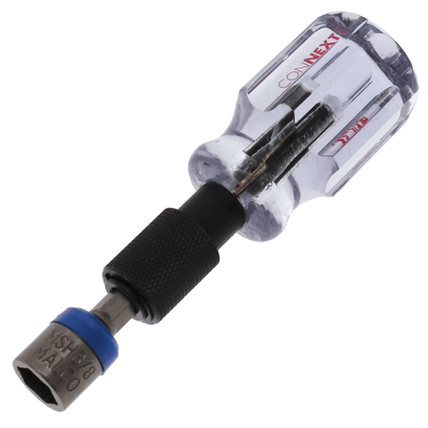Malco HHD3T 3/8" x 4-1/8" Connext Magnetic Hex Driver Front View