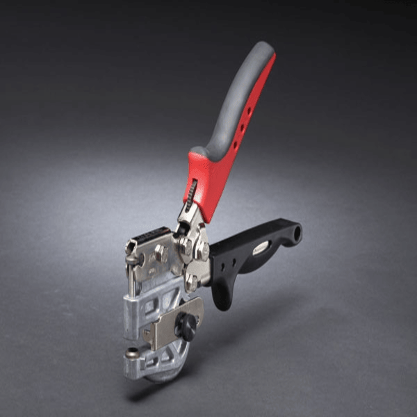 Malco PL1R  RedLine Punch Lock Stud Crimper Side View