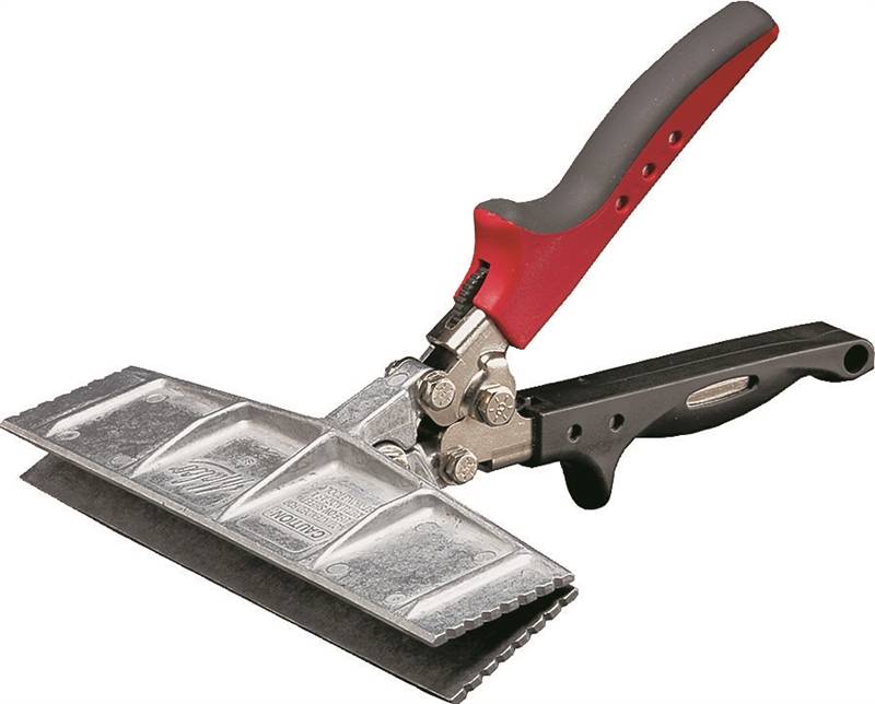 Malco S9R RedLine Hand Seamer, 9" Zinc Jaws Front View