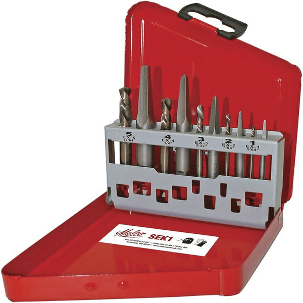 Malco SEK1 SEK1 10 Piece Screw Extractor Kit  Front View