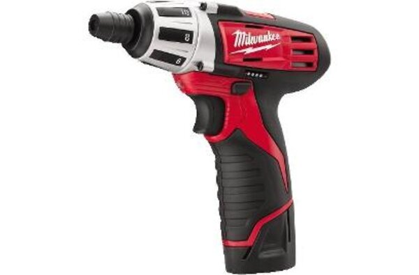 Milwaukee 2401-22 M12™ Lithium-Ion Cordless Screwdriver Kit Front View
