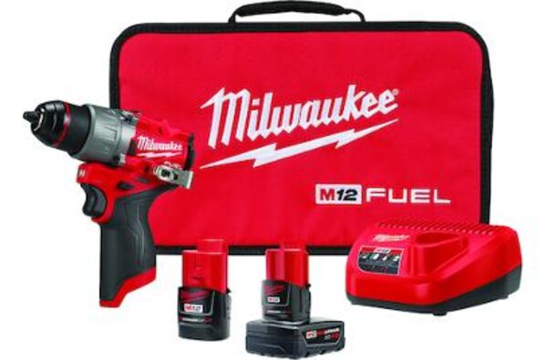 Milwaukee 3403-22 M12 FUEL™ Lithium-Ion 1/2" Cordless Drill/Driver Kit Front View