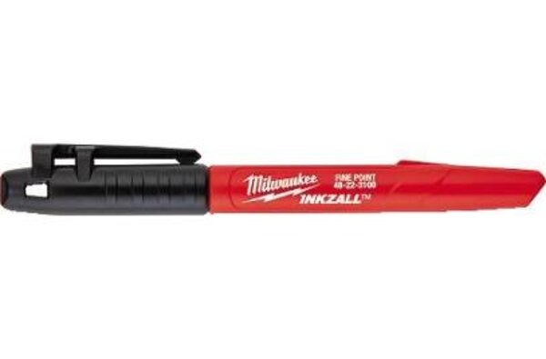 Milwaukee 48-22-3100 INKZALL® Black Fine Point Marker Front View