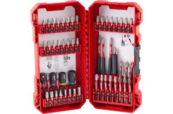 Milwaukee 48-32-4010 SHOCKWAVE Impact Duty™ Driver Bit Set - 54 Piece Side View
