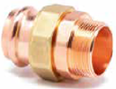 1/2" Press x Male Copper Union CP-12MU