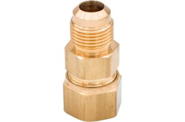 Pyhton 6000 1/4" Male Compression Fitting Assembly Front View