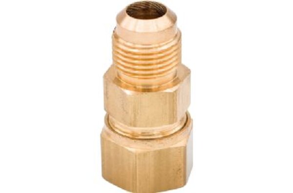 Python 6005 3/8" Male Compression Fitting Assembly Side View