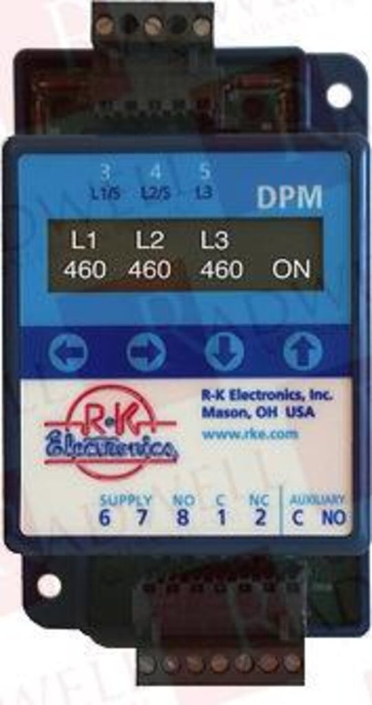 RK Electronics DPM-120A-B RK Electronics Protection Relays Side View