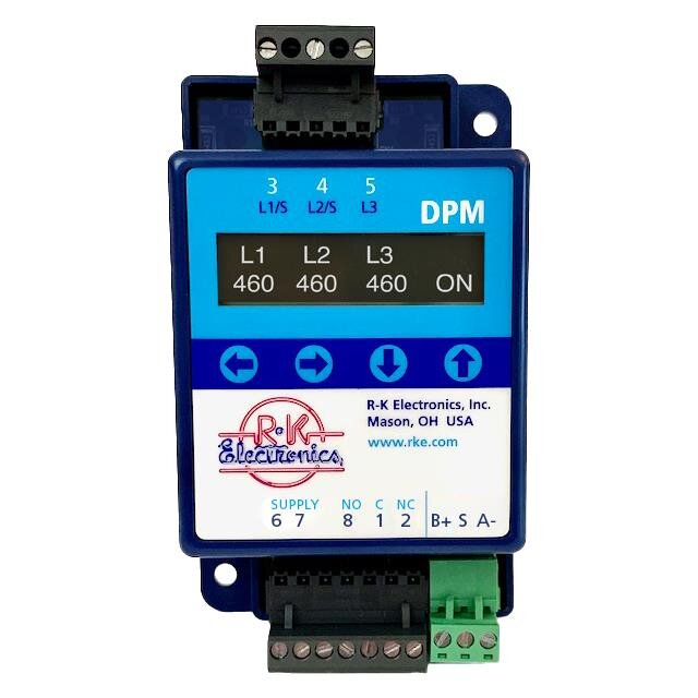 RK Electronics DPM-240A-MRTU-B Electronics Protection Relays Front View