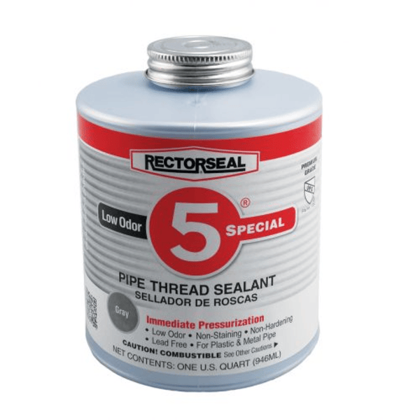 Rectorseal 26390 RectorSeal No. 5 Special Quart Cans Front View