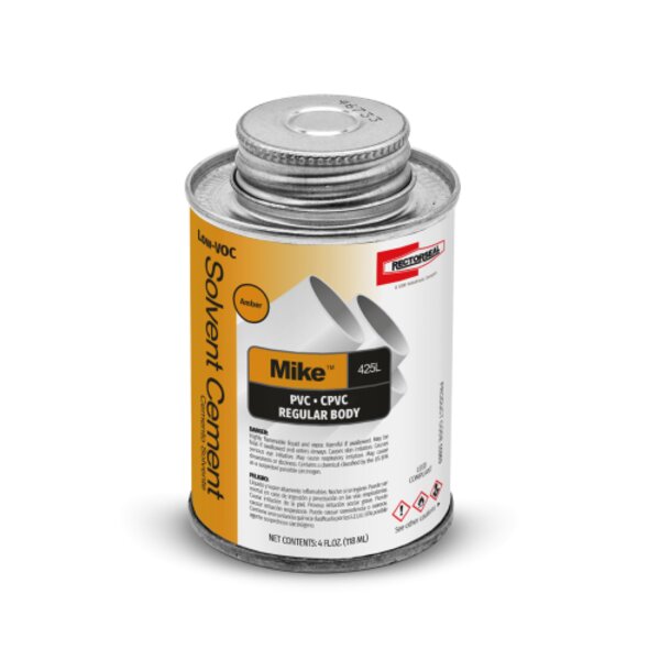 Rectorseal 55969 Mike™ 425L Multi-Purpose Low VOC Solvent Cement Side View