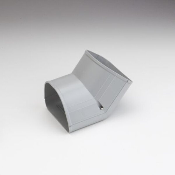 Rectorseal 84340 4.5" 45° Inside Vertical Elbow - LCFI122G (Gray) Side View