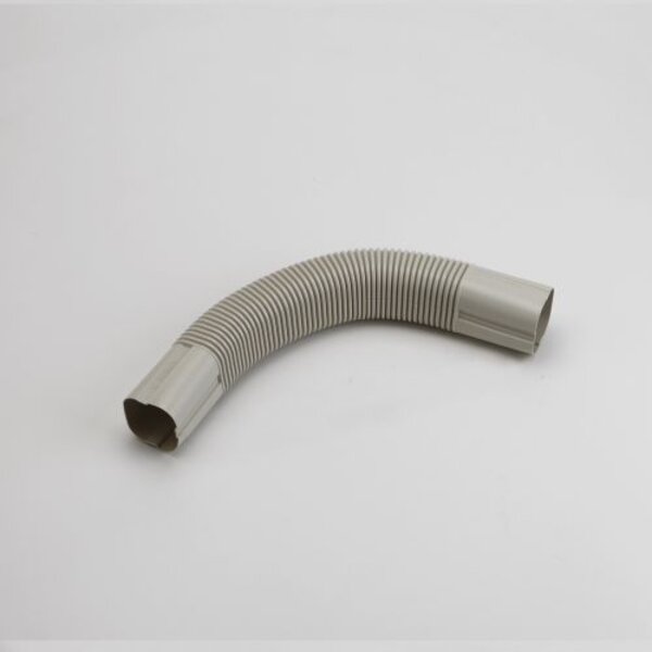 Rectorseal 85028 2.75" x 20" Length Slimduct Flexible Elbow (Ivory) Side View