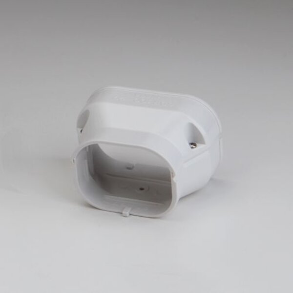 Rectorseal 85106 3.75" x 2.75" Slimduct Reducer (White) Side View