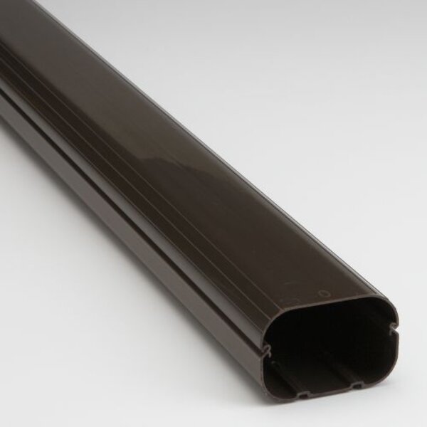 Rectorseal 85164 3.75" x 6' Slimduct Duct Line Set Cover (Brown) Side View