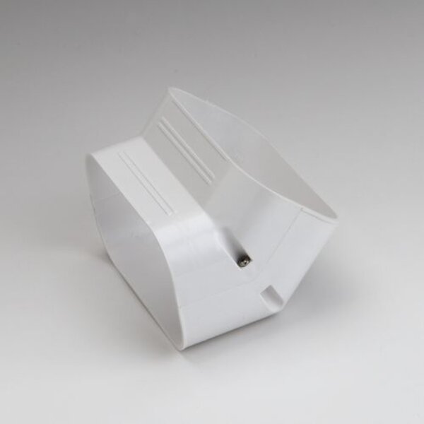 Rectorseal 85200 5.5" 45° Slimduct Vertical Elbow (White) Side View