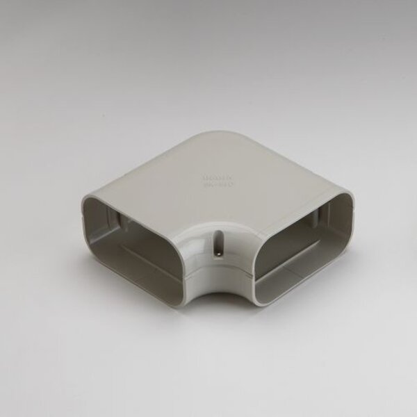 Rectorseal 85231 5.5" Slimduct 90° Flat Elbow (Ivory) Side View