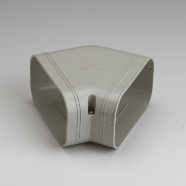 Rectorseal 85232 5.5" Slimduct 45° Flat Elbow (Ivory) Side View