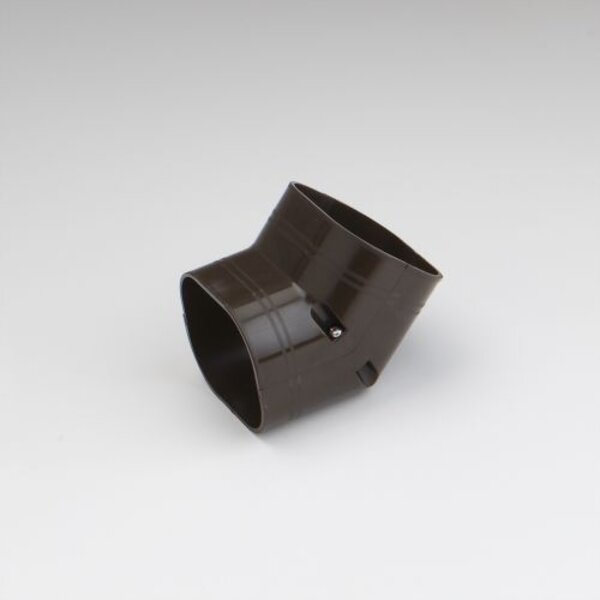 Rectorseal 85360 2.75" Slimduct 45° Vertical Elbow (Brown) Side View