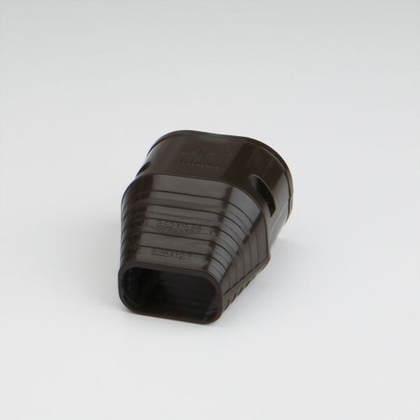 Rectorseal 85367 2.75" Slimduct End Fitting (Brown) Side View