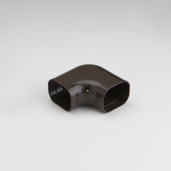 Rectorseal 85371 2.75" Slimduct 90° Flat Elbow (Brown) Side View