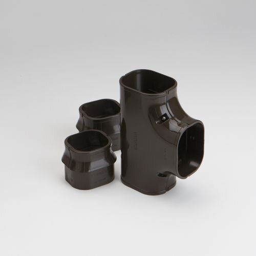 Rectorseal 85375 2.75" Slimduct Tee (Brown) Side View