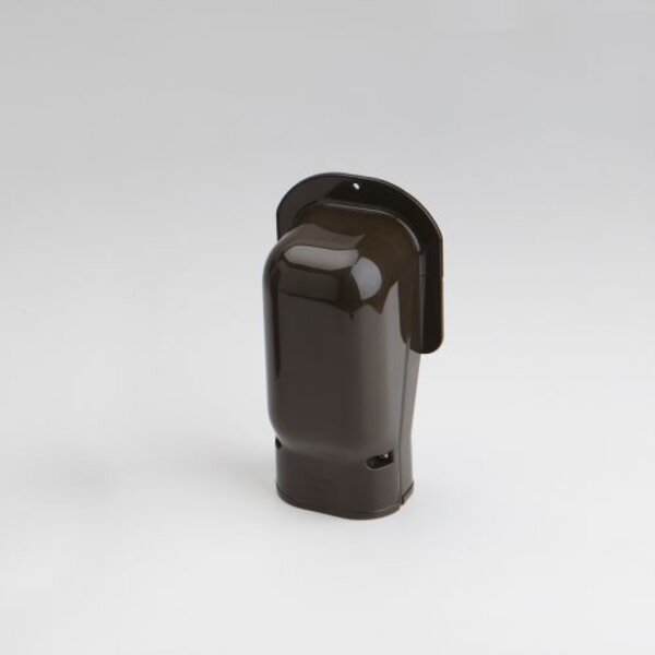 Rectorseal 85376 2.75" Slimduct Wall Inlet (Brown) Side View