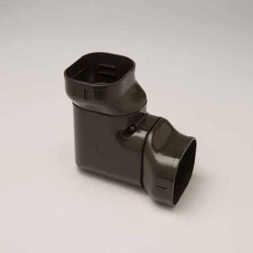 Rectorseal 85395 2.75" Slimduct Twist Elbow (Brown) Side View