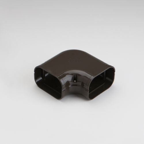 Rectorseal 85471 3.75" 90° Slimduct Flat Elbow (Brown) Side View