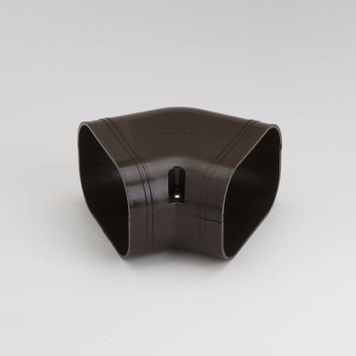 Rectorseal 85474 3.75" 45° Slimduct Flat Elbow (Brown) Side View