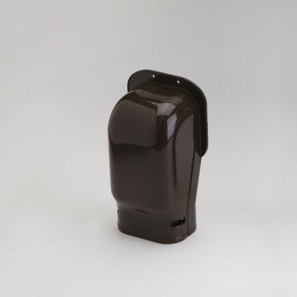 Rectorseal 85476 3.75" Slimduct Wall Inlet (Brown) Side View