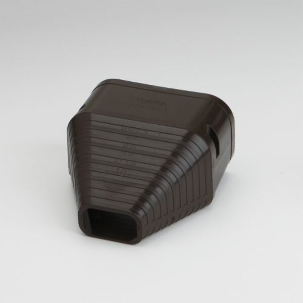 Rectorseal 85567 5.5" Slimduct End Fitting (Brown) Side View