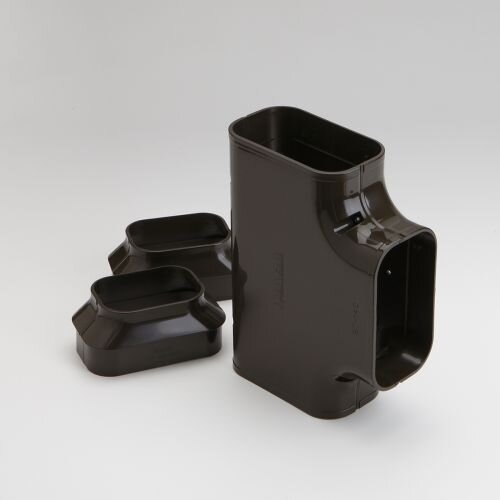 Rectorseal 85575 5.5" Slimduct Tee (Brown) Side View