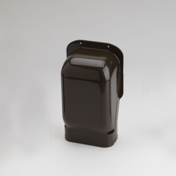Rectorseal 85576 5.5" Slimduct Wall Inlet (Brown) Side View