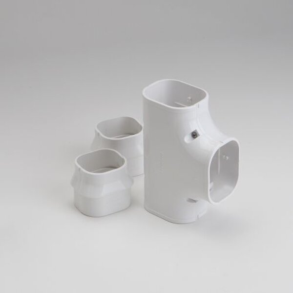 Rectorseal 86015 2.75" Slimduct Tee (White) Side View