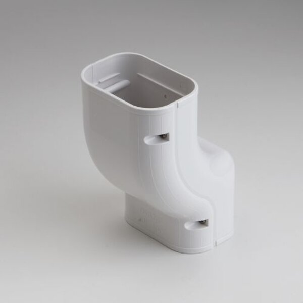Rectorseal 86118 3.75" x 2" Slimduct Fixed Offset (White) Side View