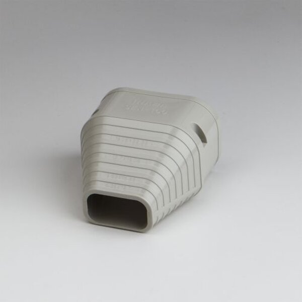 Rectorseal 86127 3.75" Slimduct End Fitting (Ivory) Side View