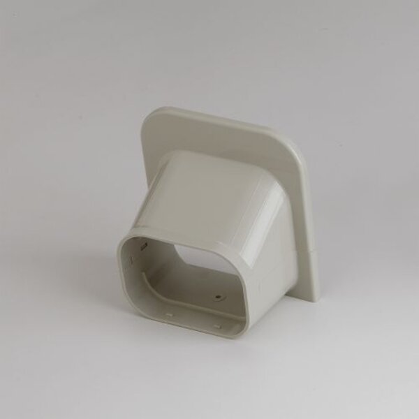 Rectorseal 86134 3.75" Slimduct Soffit Inlet (Ivory) Side View