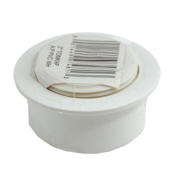 Rectorseal 97481 2" PVC Tom-Kap Adapter & Plug Side View