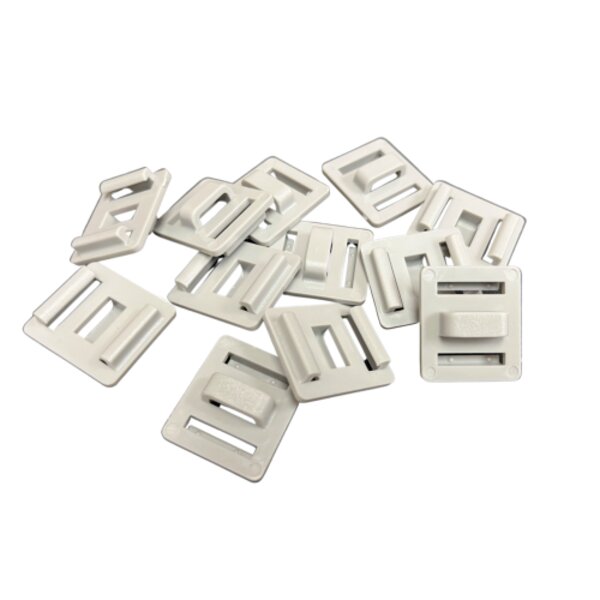 Rectorseal CGCLPG Cover Guard Duct Clip 4-1/2" Gray Side View