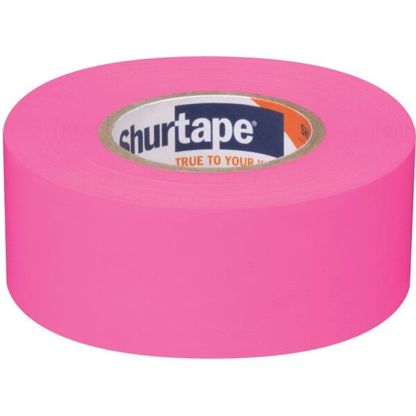 Shurtape FM 200 Non-Adhesive Flagging Tape - 1.1875" W x 300' L - 3.0" Core 232572 Side View