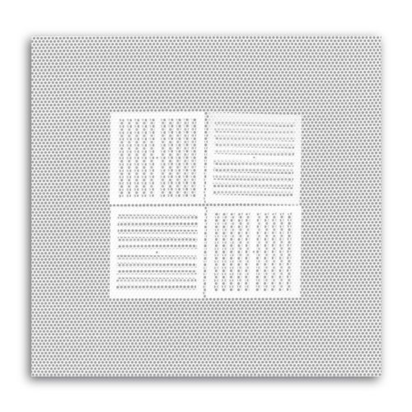 TRUaire 1010MAR Perforated T-Bar Return air Grille Front View
